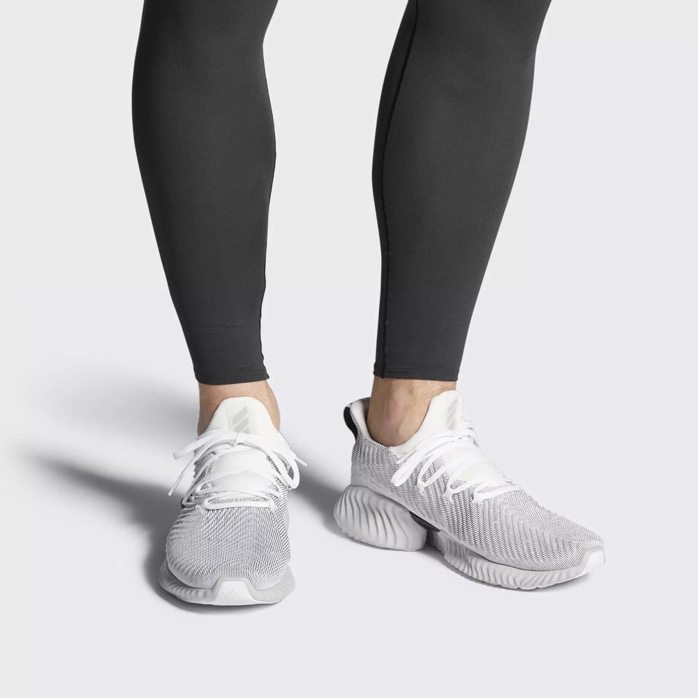 Adidas Alphabounce Instinct Tenis Para Correr Blancos Para Hombre (MX-93601)